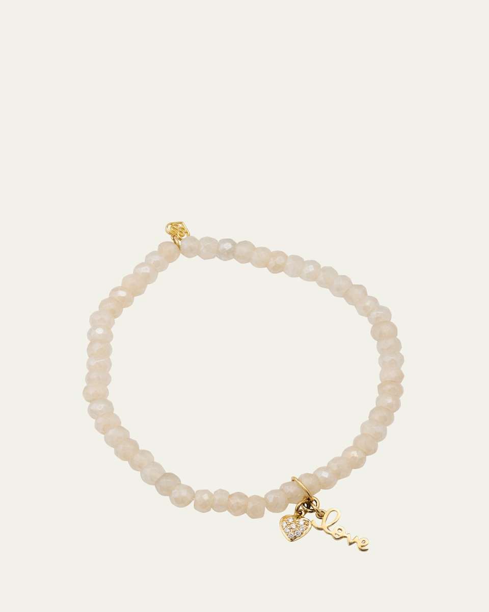 Girl's 14k Love Duo Beaded Bracelet
